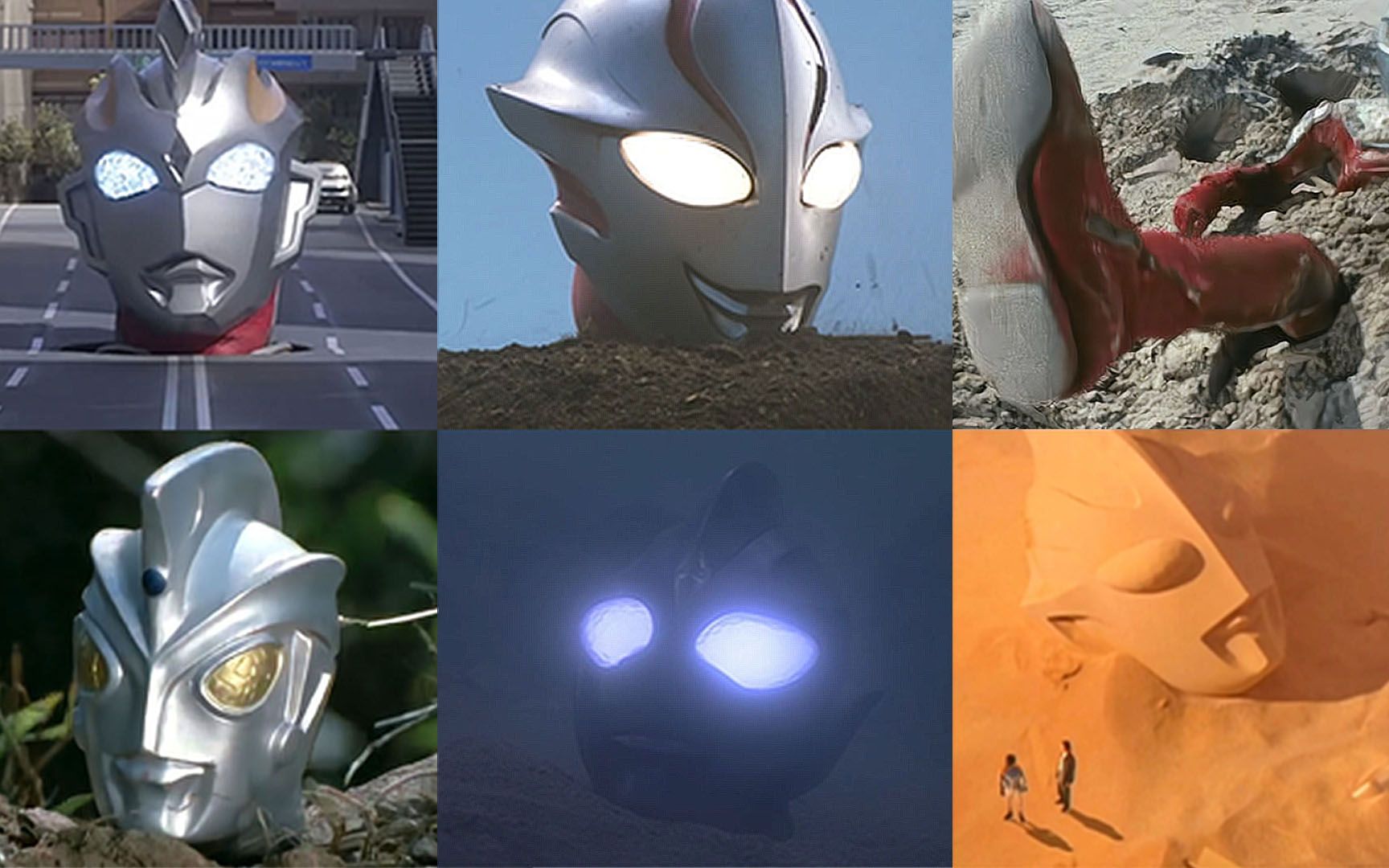 活动  惨遭活埋的8位奥特曼,泽塔被碾压,盖亚被埋3次!