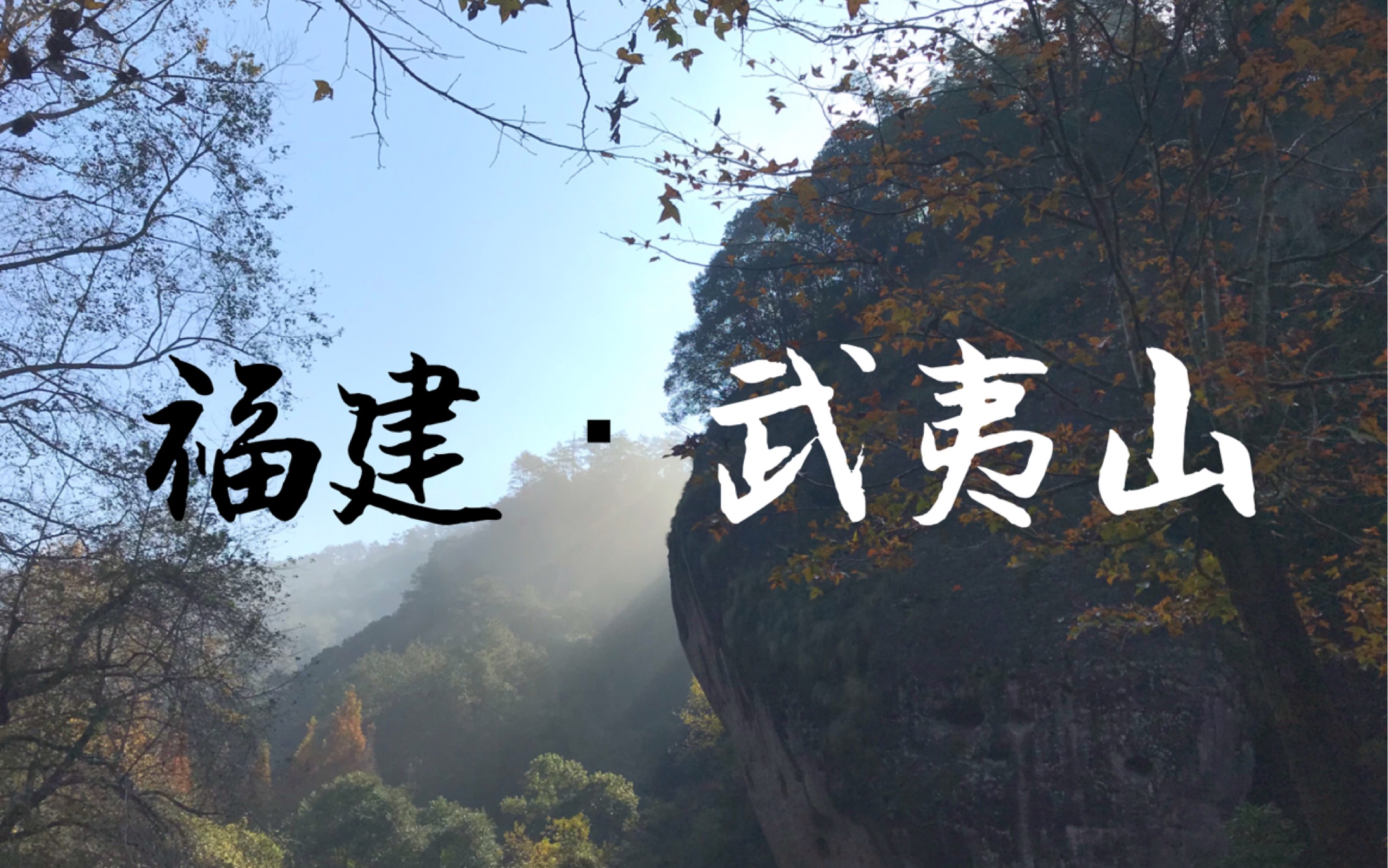 【旅行 Vlog.1】 | 福建自由行(一)武夷山 | 旅游攻略向哔哩哔哩bilibili