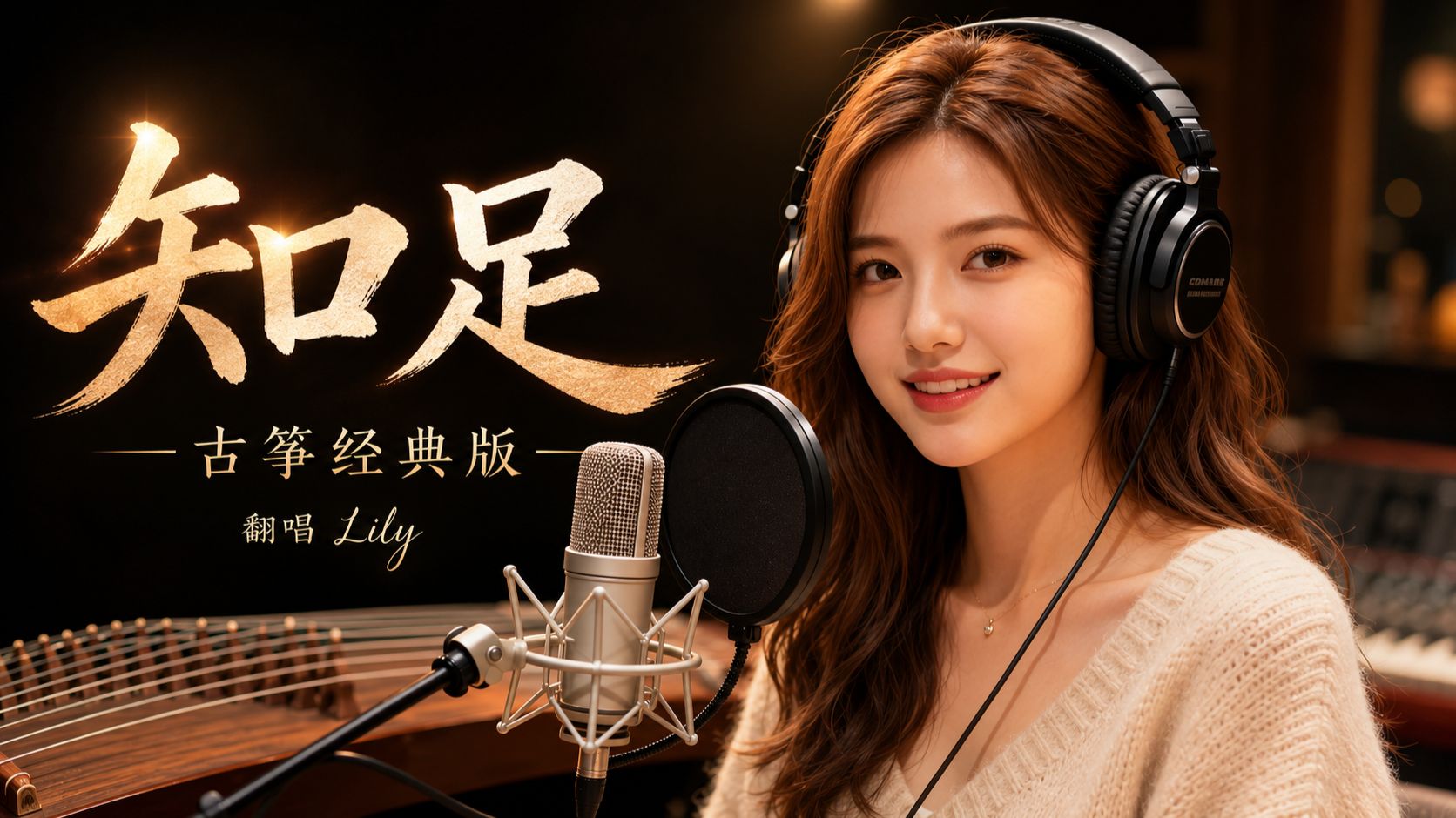 《知足》古筝经典版｜Lily温柔翻唱，一首听完会安静下来的歌