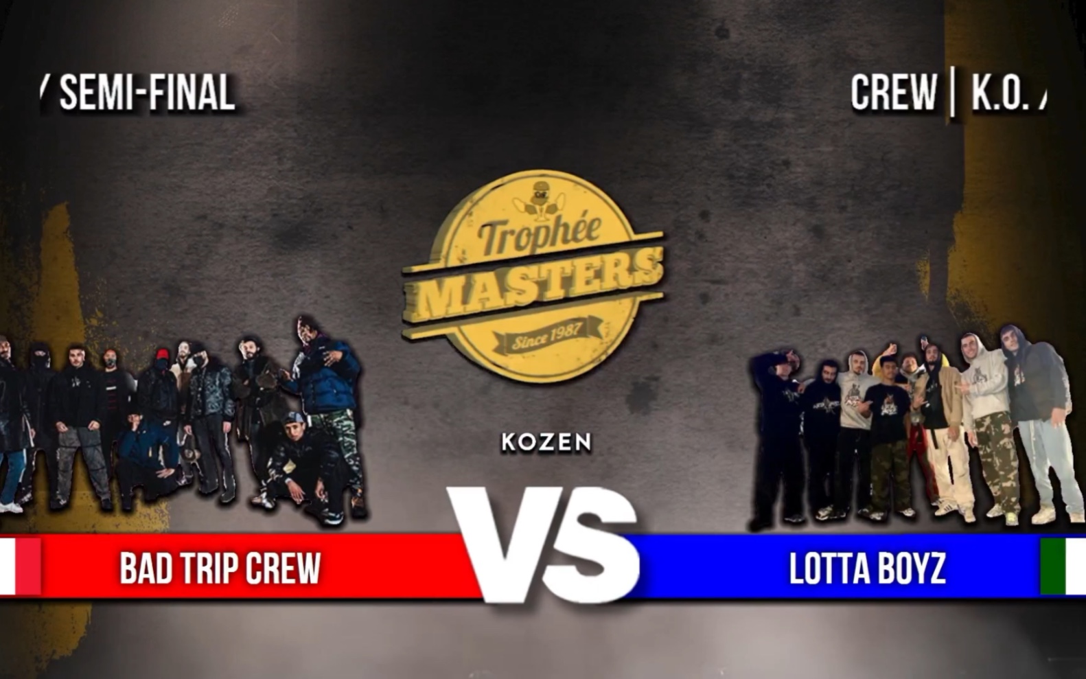 [图]Bad Trip Crew vs Lotta Boyz - CREW TOP 4 - stance -TROPHÉE MASTERS INTERNATIONAL