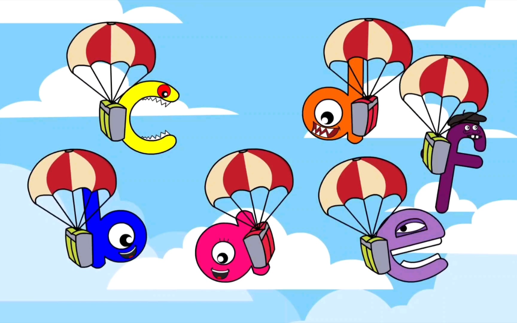 [图]【英语启蒙】Flying Alphabet Song