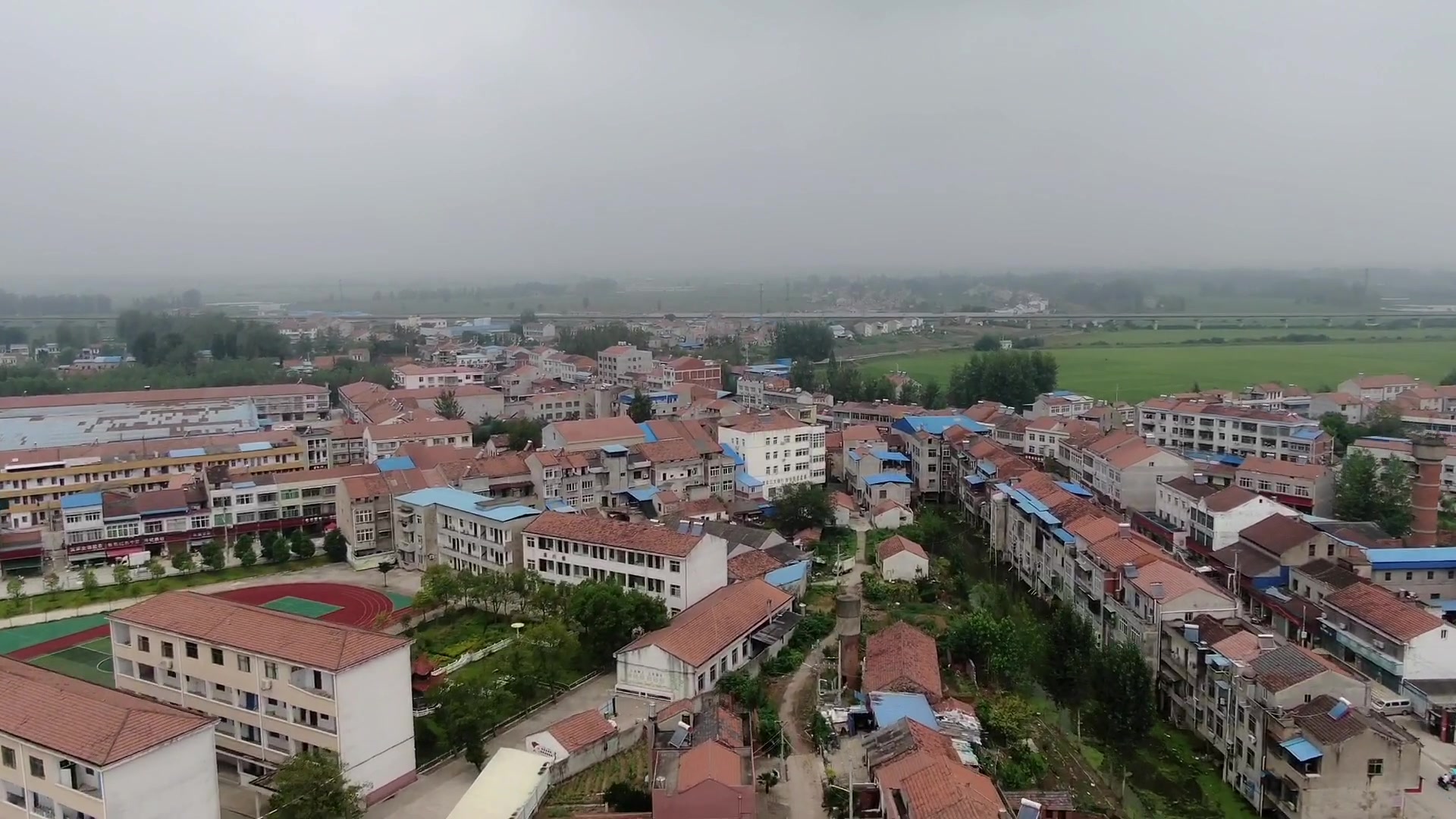 用vr全景技术在百米高空拍摄汉川乡镇美景来看看你的家在哪