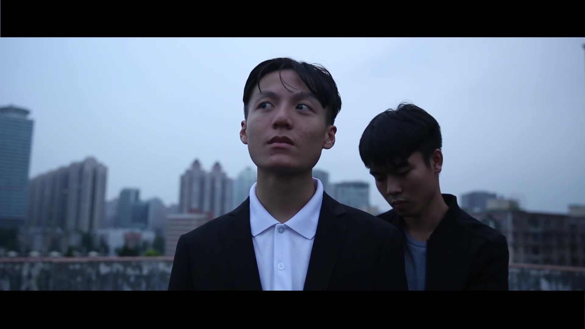 无间道天台片段翻拍