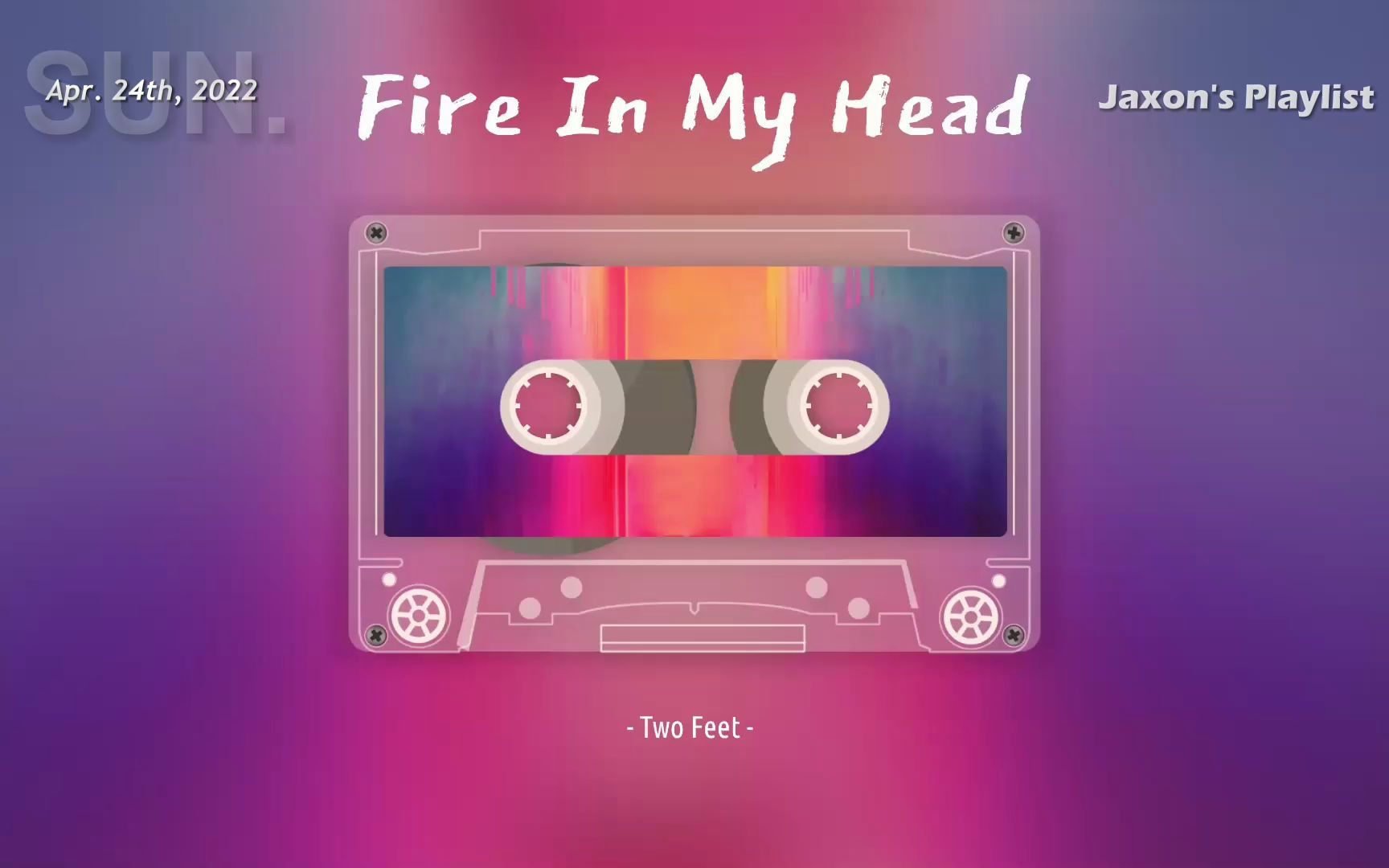 [图]日推歌单 | 晕晕乎乎，摇摇晃晃 | 氛围感 | 《Fire In My Head》