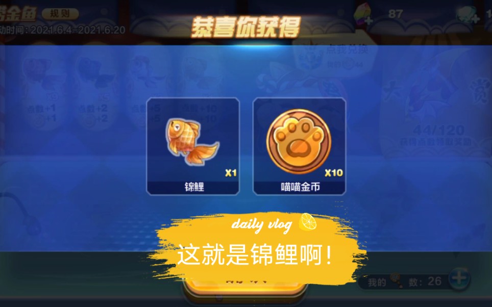 【天天酷跑网鱼】这就是锦鲤啊!