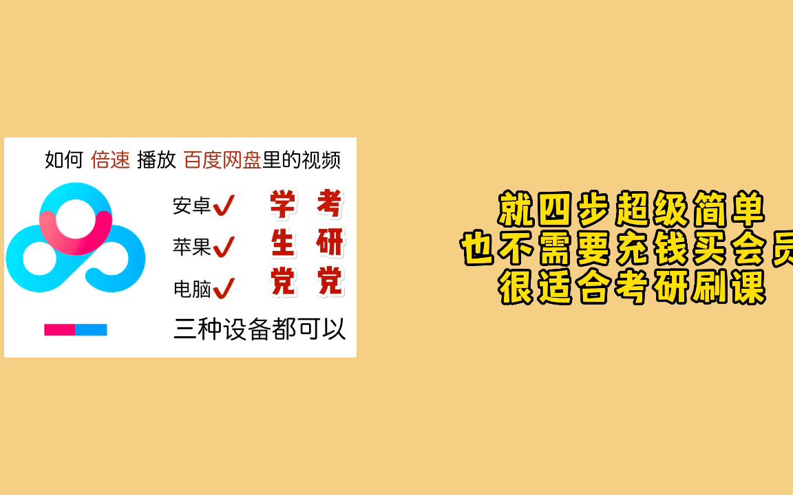 [图]【6月进度调查】倍速播放这不就来了吗手把手教你实现百度网盘倍速播放2022-05-20 194404【天下无敌】