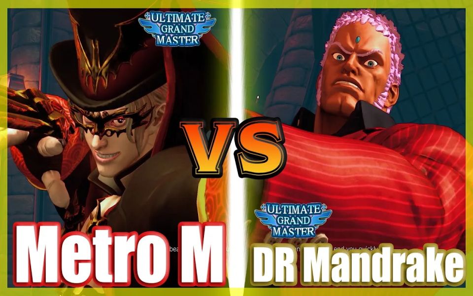 街霸5CE Metro M (Vega) vs DR Mandrake (Urien)哔哩哔哩bilibili