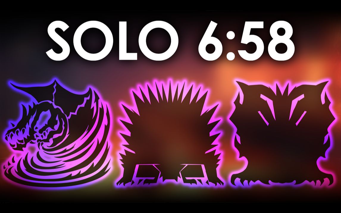 怪物猎人世界苍蓝星任务solo新世界记录658