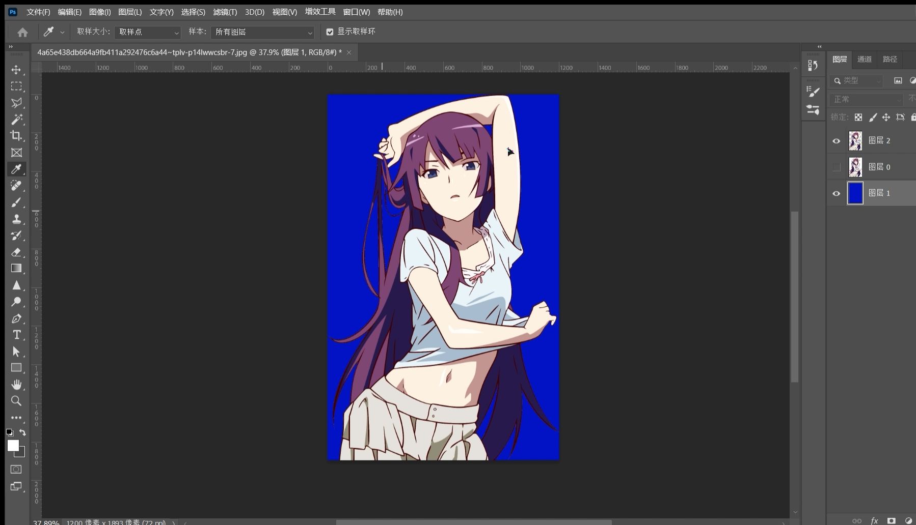 木偶抠图补图练习00抠晕了