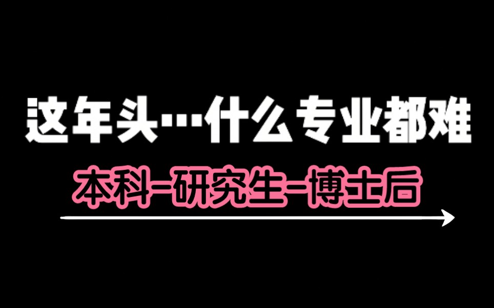 【生物医药专业前景】从本科到博士/毕业去向/课程设置哔哩哔哩bilibili