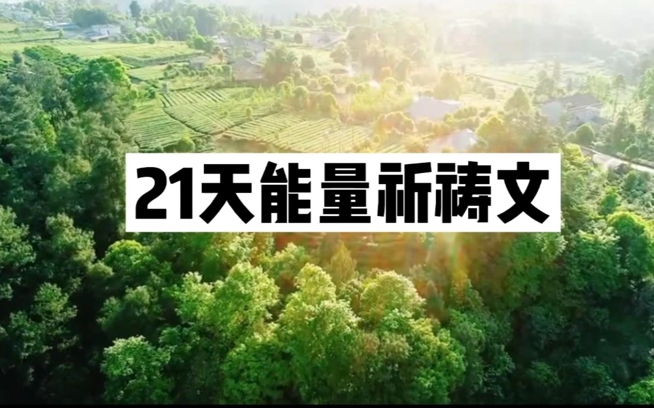 [图]高频能量祈祷文领读 每天一遍21天会发生奇妙变化！【饭饭】