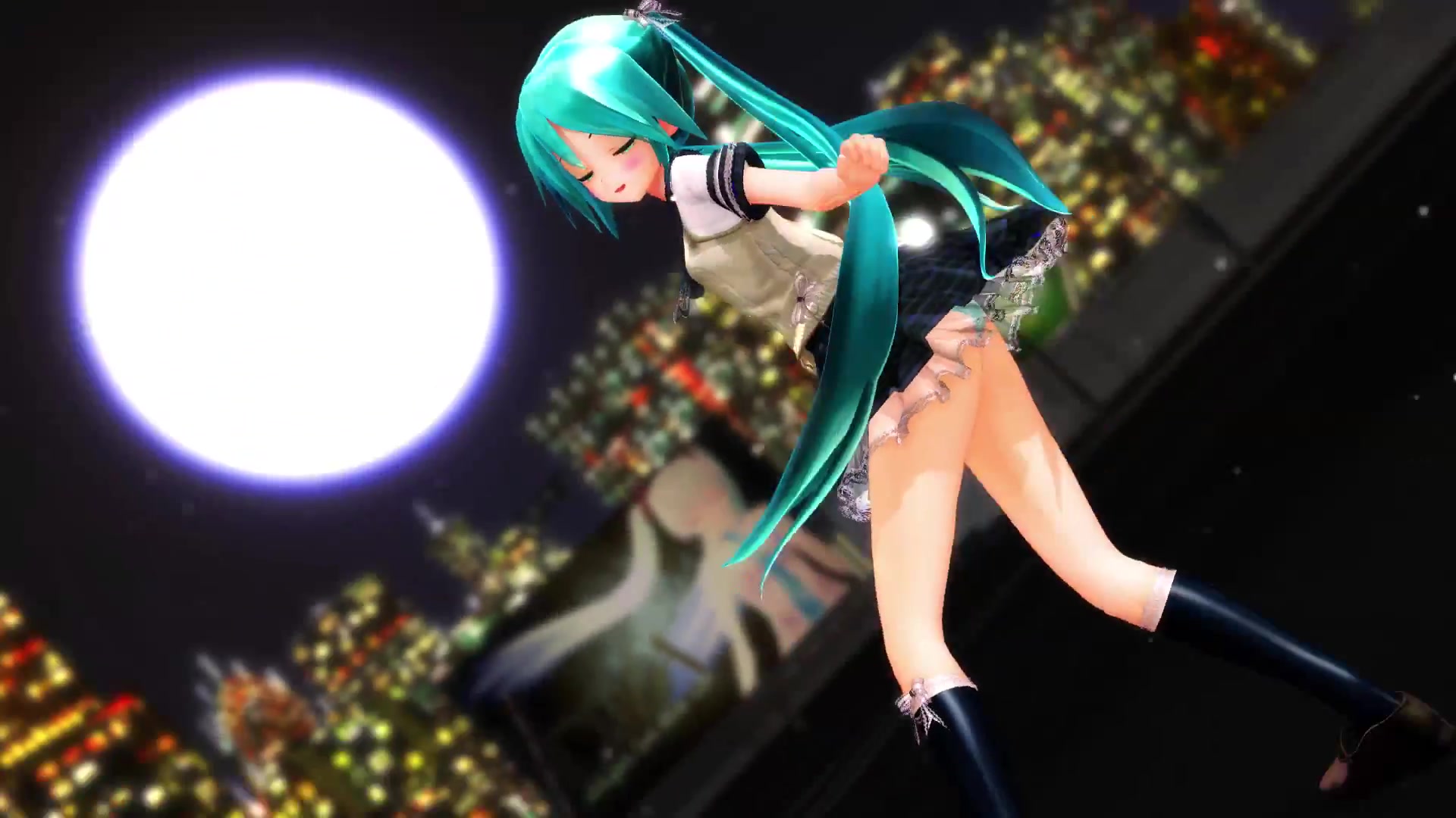 【mmd】fly to night, tonight - miku appearance