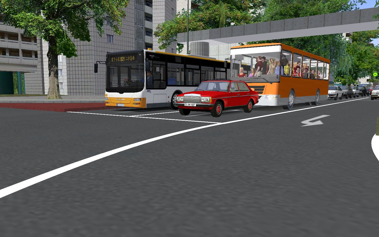 巴士模拟2#59 ai巴士开的也太快了吧 驾驶bk6101n