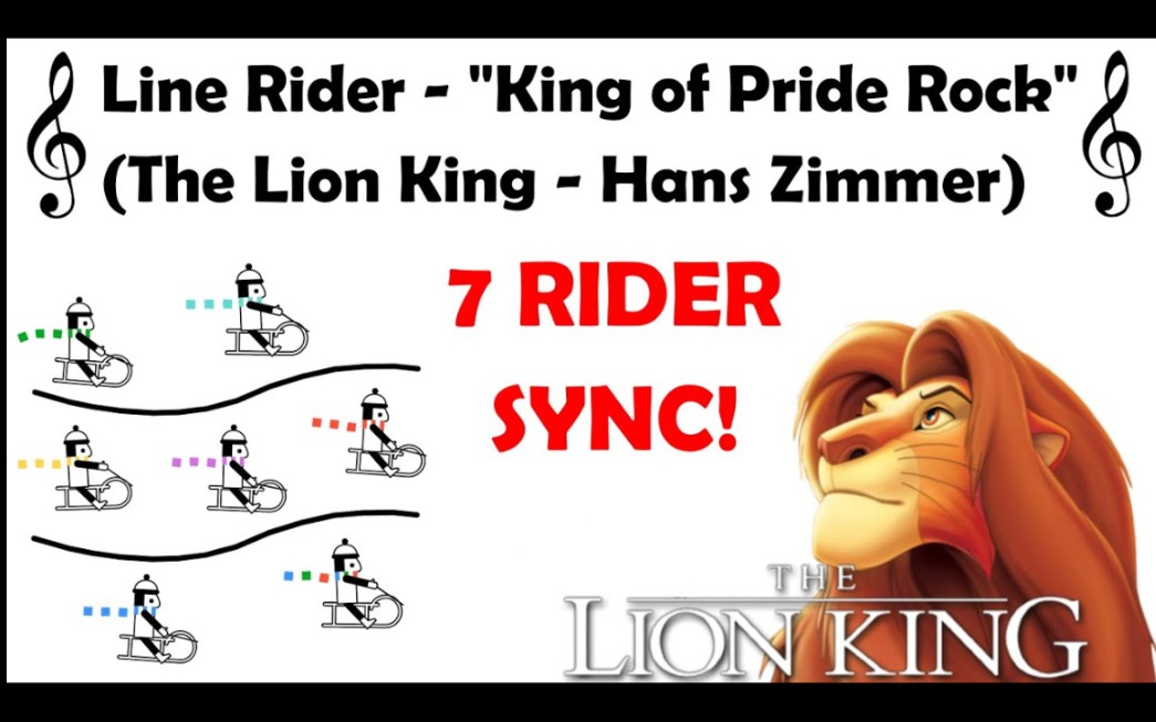 [图]【线骑士】《狮子王》配乐《荣耀石之颂》- The Lion King, "King of Pride Rock" (Hans Zimmer)