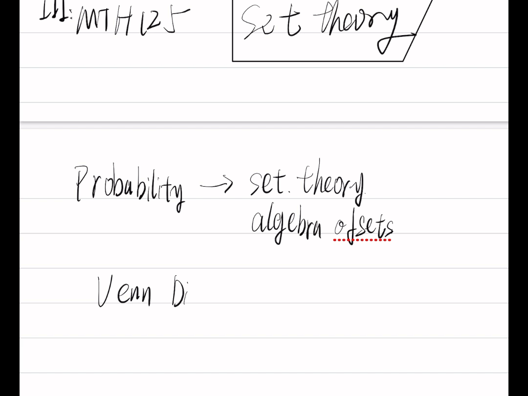 MTH206 Lecture1 概率统计入门课程(上) 随机实验与样本空间事件与概率集合论回顾概率的基本法则计数方法贝叶斯定理哔哩哔哩bilibili