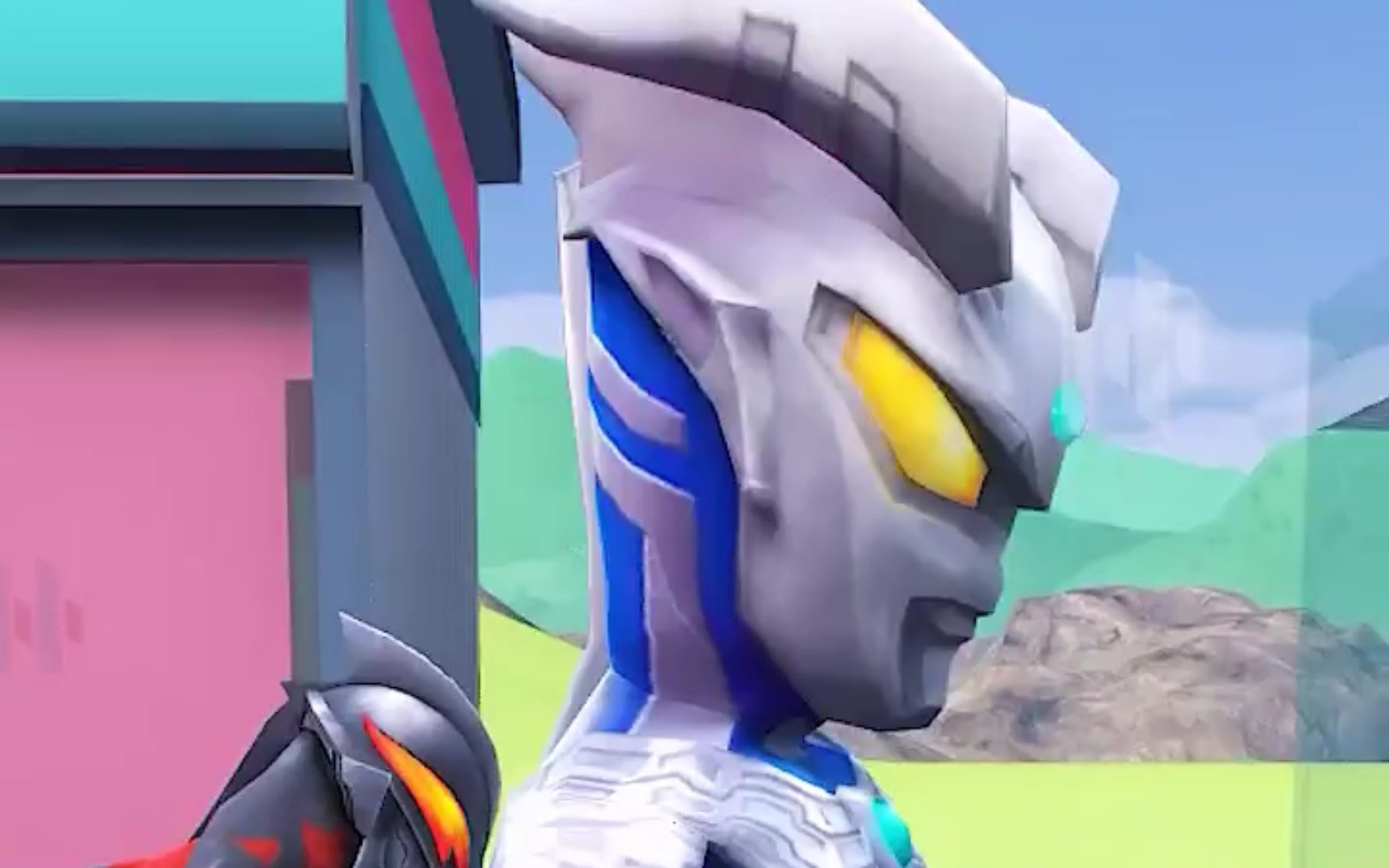 小赛罗奥特曼被欺负,贝利亚帮他打败怪兽 !