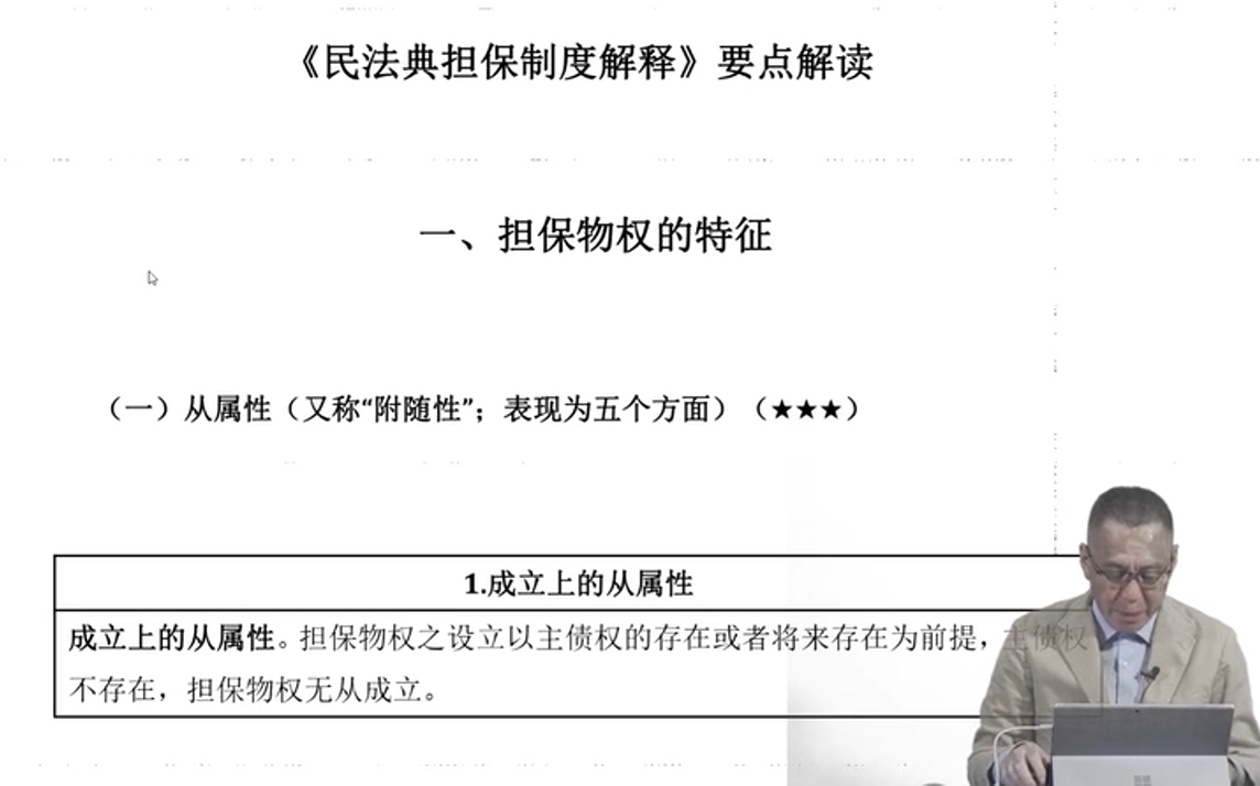 2021法考《民法典担保制度解释》要点解读钟秀勇哔哩哔哩bilibili