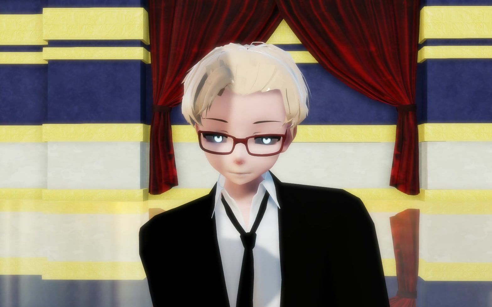 瑞克与莫蒂对你来说morty西装与眼镜的搭配最适合不过了