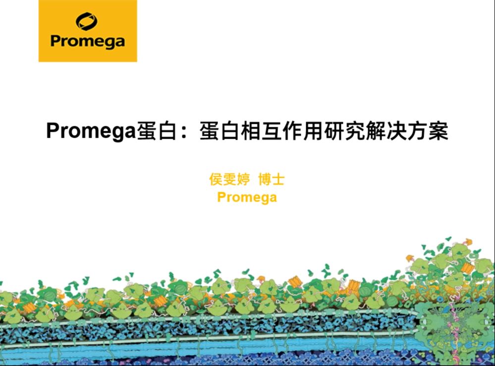 Promega讲座介绍-蛋白相互作用研究完整解决方案