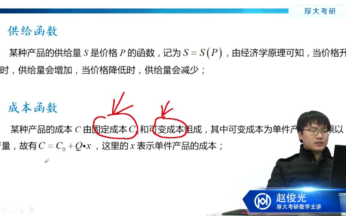 厚大考研考研考研数学2019考研基础精讲08.微积分在经济中的应用哔哩哔哩bilibili