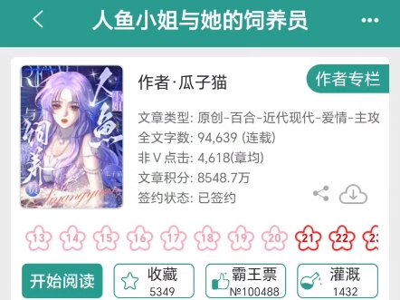 【橘里橘气】gl小说推文 《人鱼小姐与她的饲养员》瓜子猫哔哩哔哩bilibili