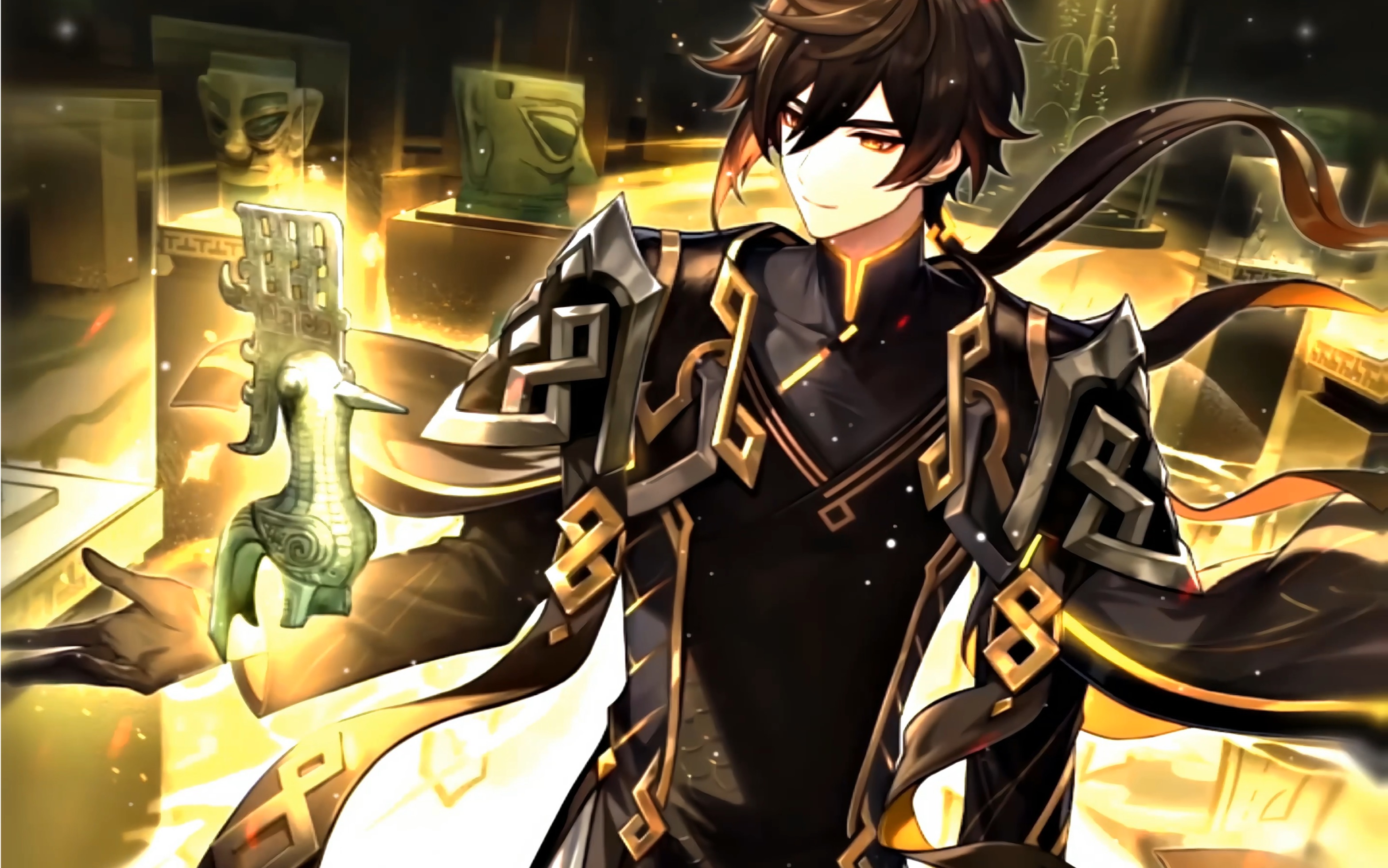 既然你都画好了,龙年那就给钟离出个皮肤吧