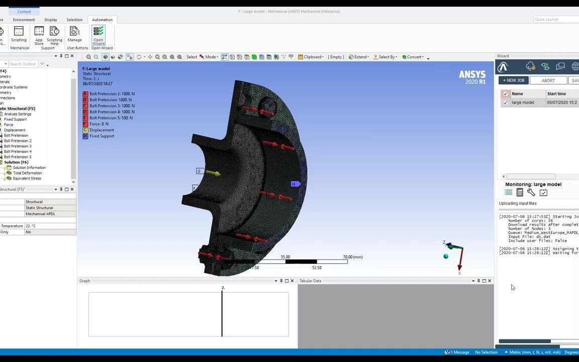 如何在ANSYS Mechanical中向Ansys clound提交计算哔哩哔哩bilibili