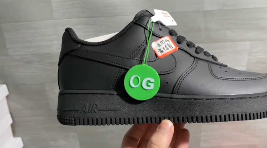 拿下 空军一号黑色 钩子 耐克