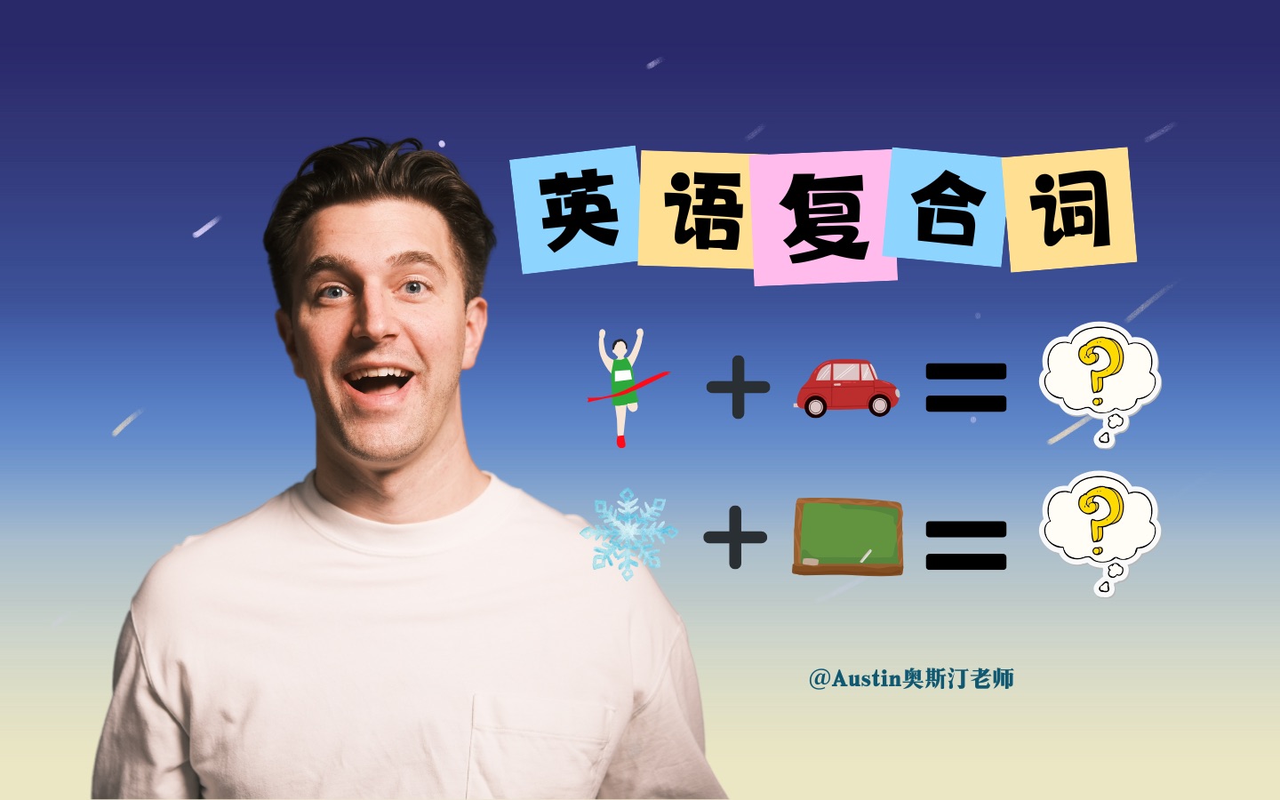 【英语复合词】Race+Car=?哔哩哔哩bilibili