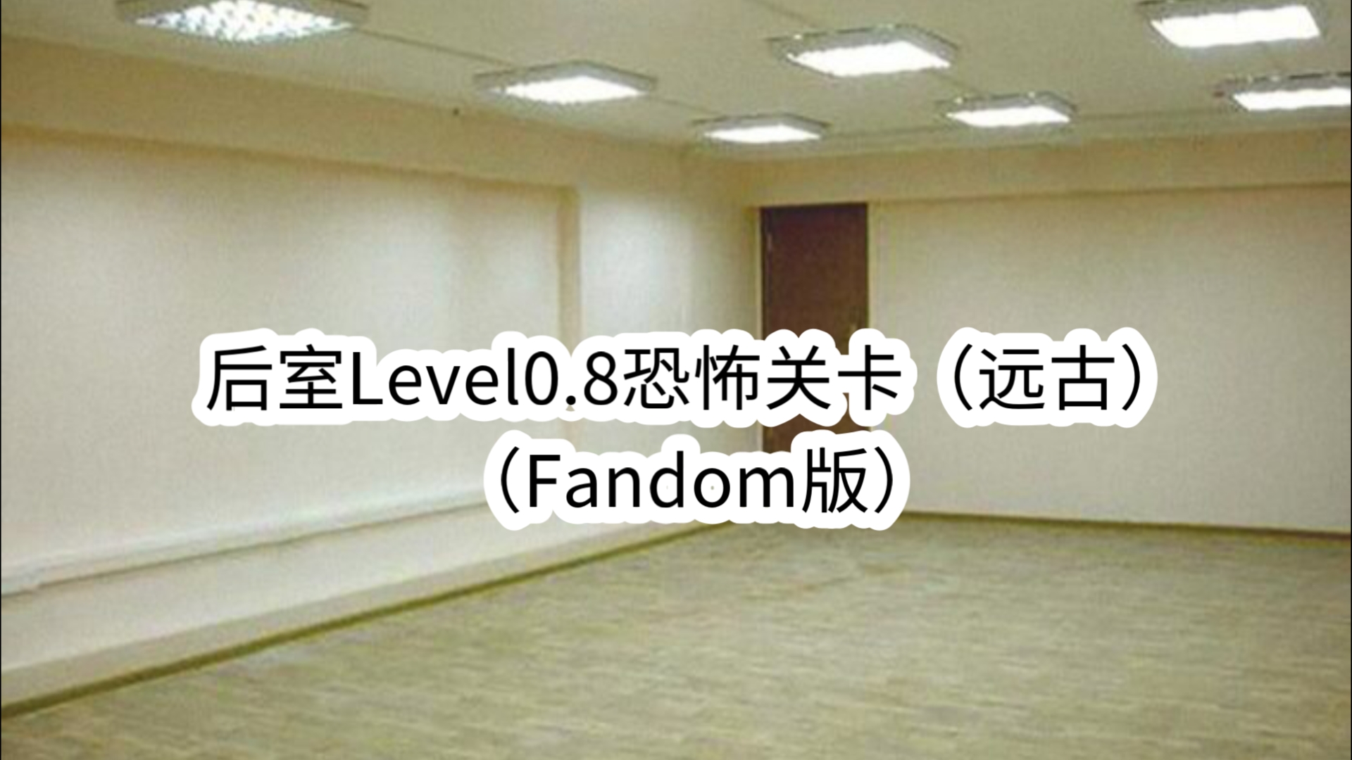 [图]后室FD版Level0.8恐怖关卡（远古）#后室旧楼层视频解讲