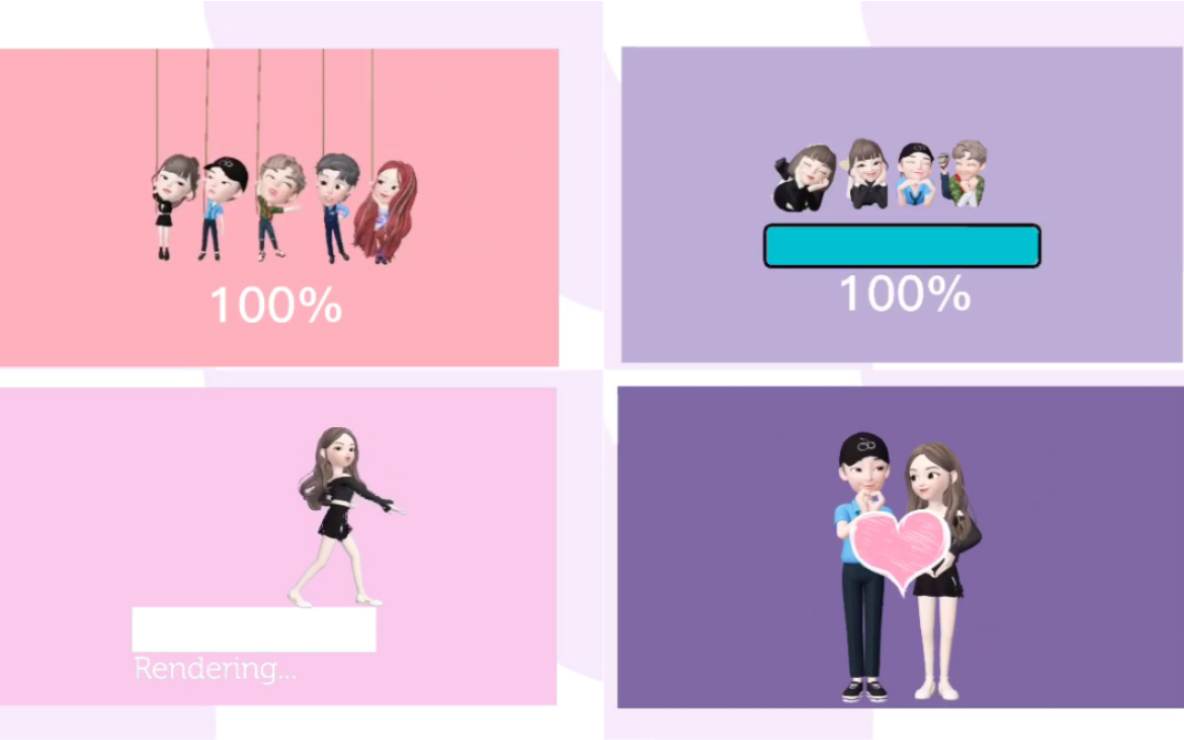 活动作品vlog素材4款vlog转场素材