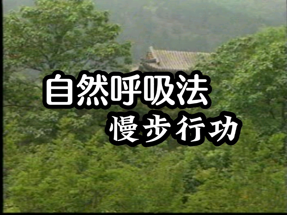 [图]郭林新气功（六）自然呼吸法慢步行功#李平演示#国家体育总局审定（1998版共十集）