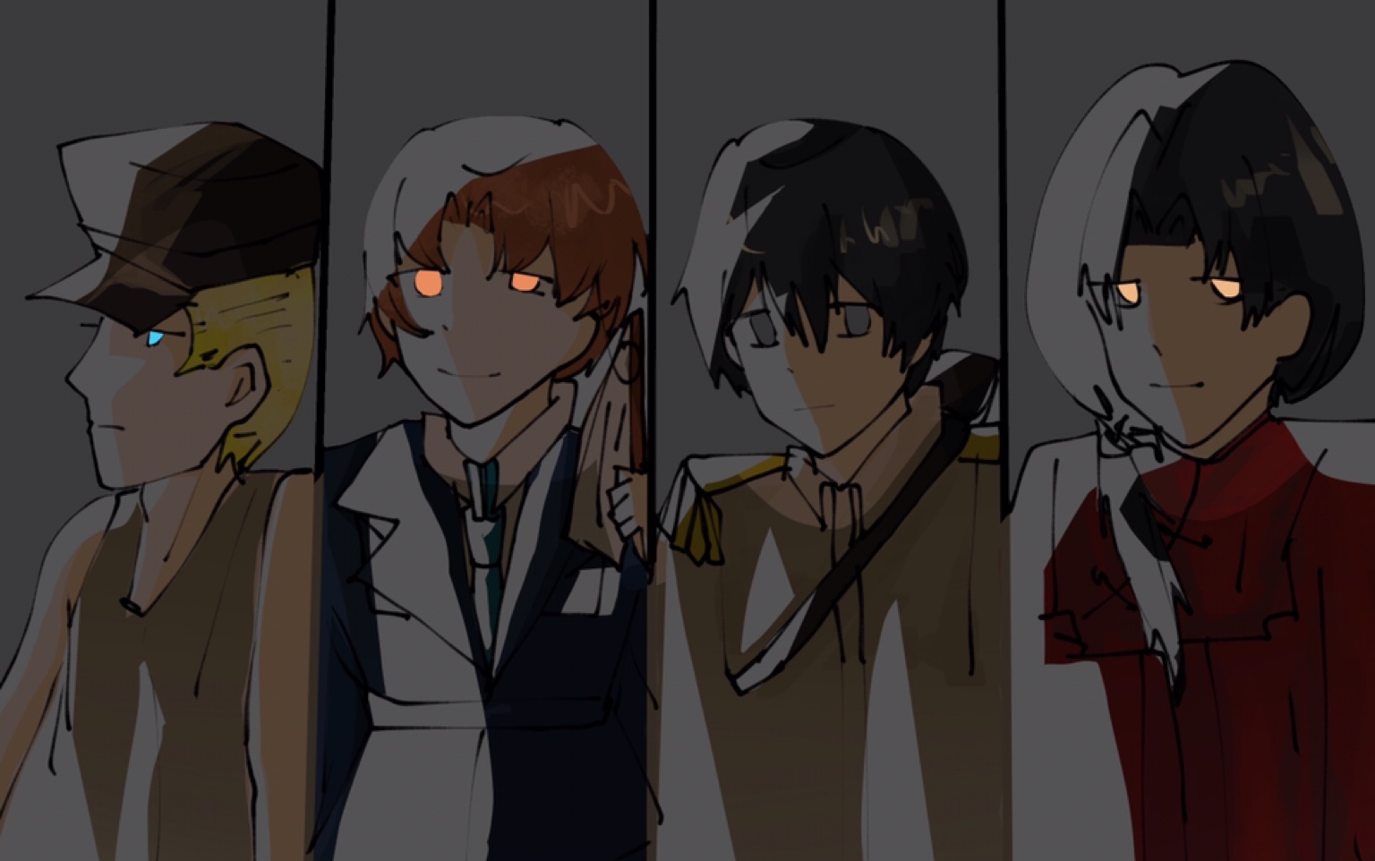 熊猫绘画    aph轴三 老王过程