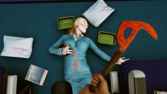 森林2：找到小姐姐的尸体 当场偷走了他的女装自己穿
