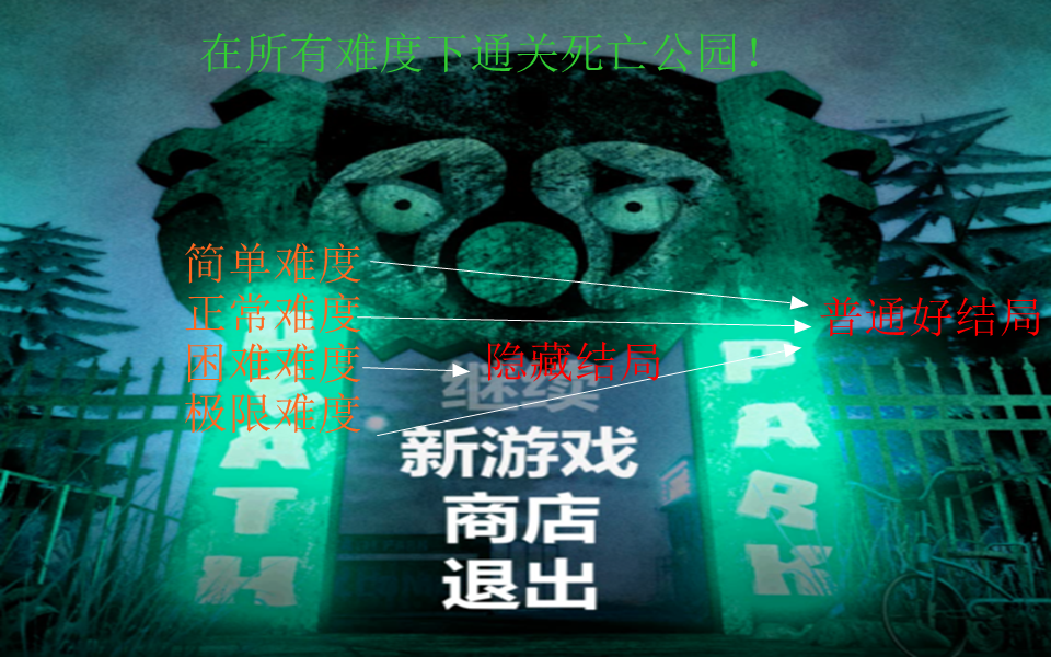 死亡公园在所有难度下通关