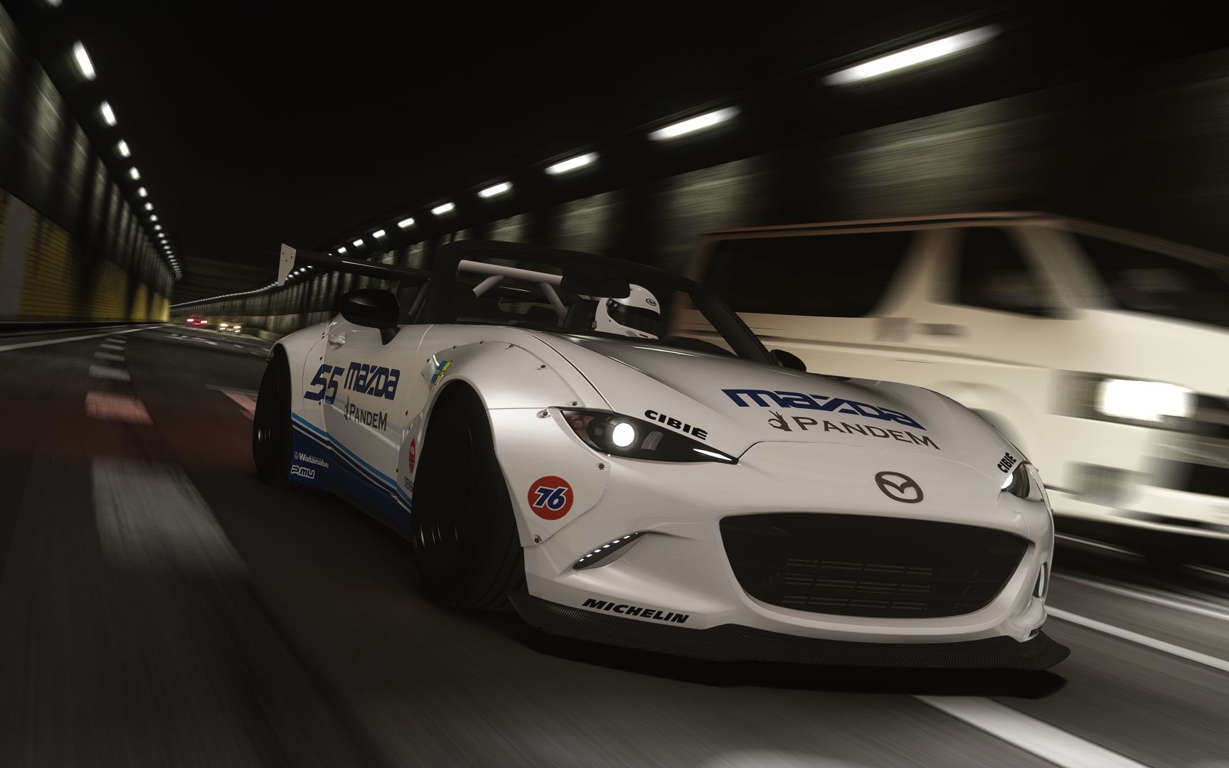 9.1路人车流 四转子mx5 pandem c1→羽田夜行