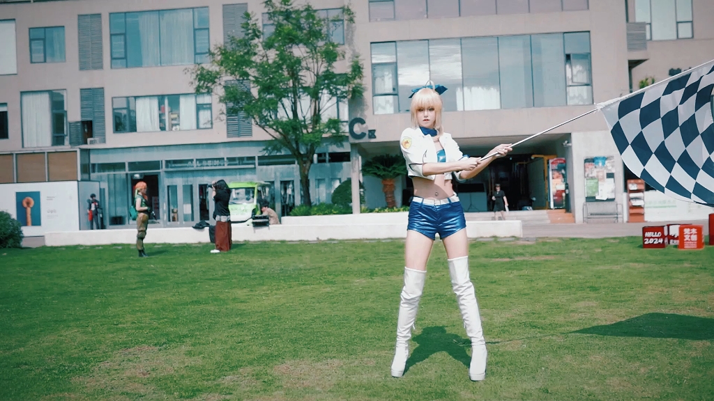 saber赛车服cosplay