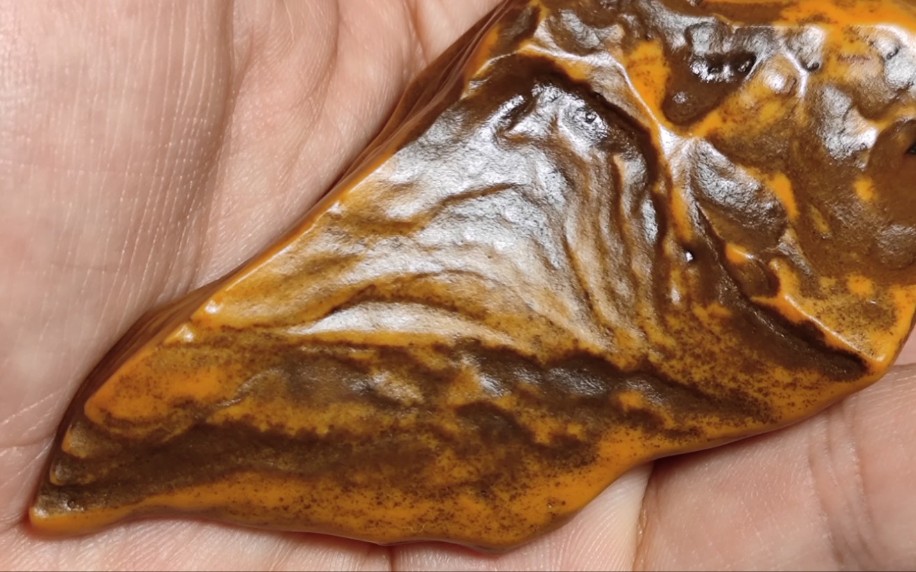 带着魔力的精品手把件沙漠漆乌鸦