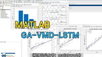 基于GA遗传优化的VMD-LSTM时间序列预测算法matlab仿真
