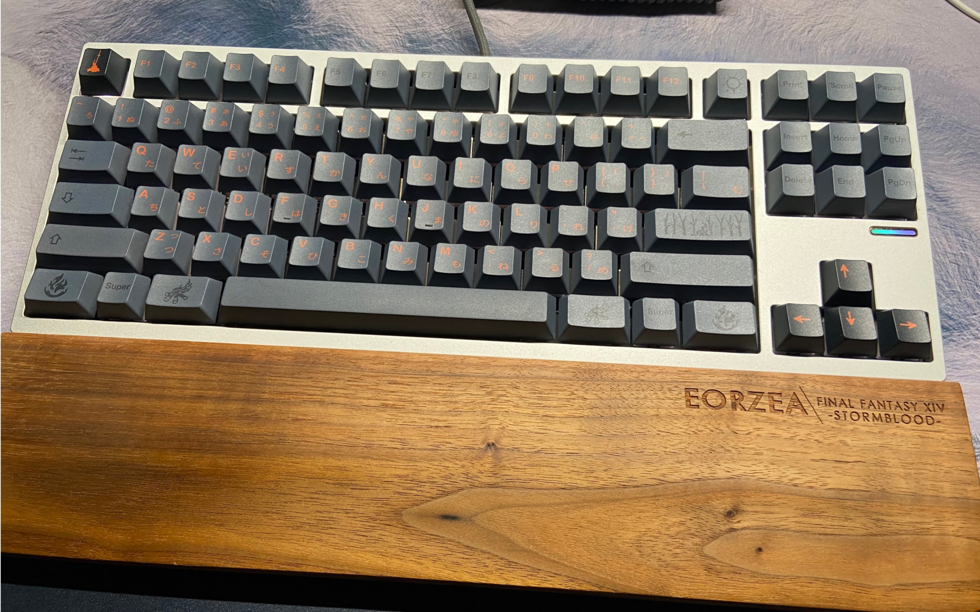 qk80 | 开箱 | 组装 | 打字音 |阳极银 | 公主轴