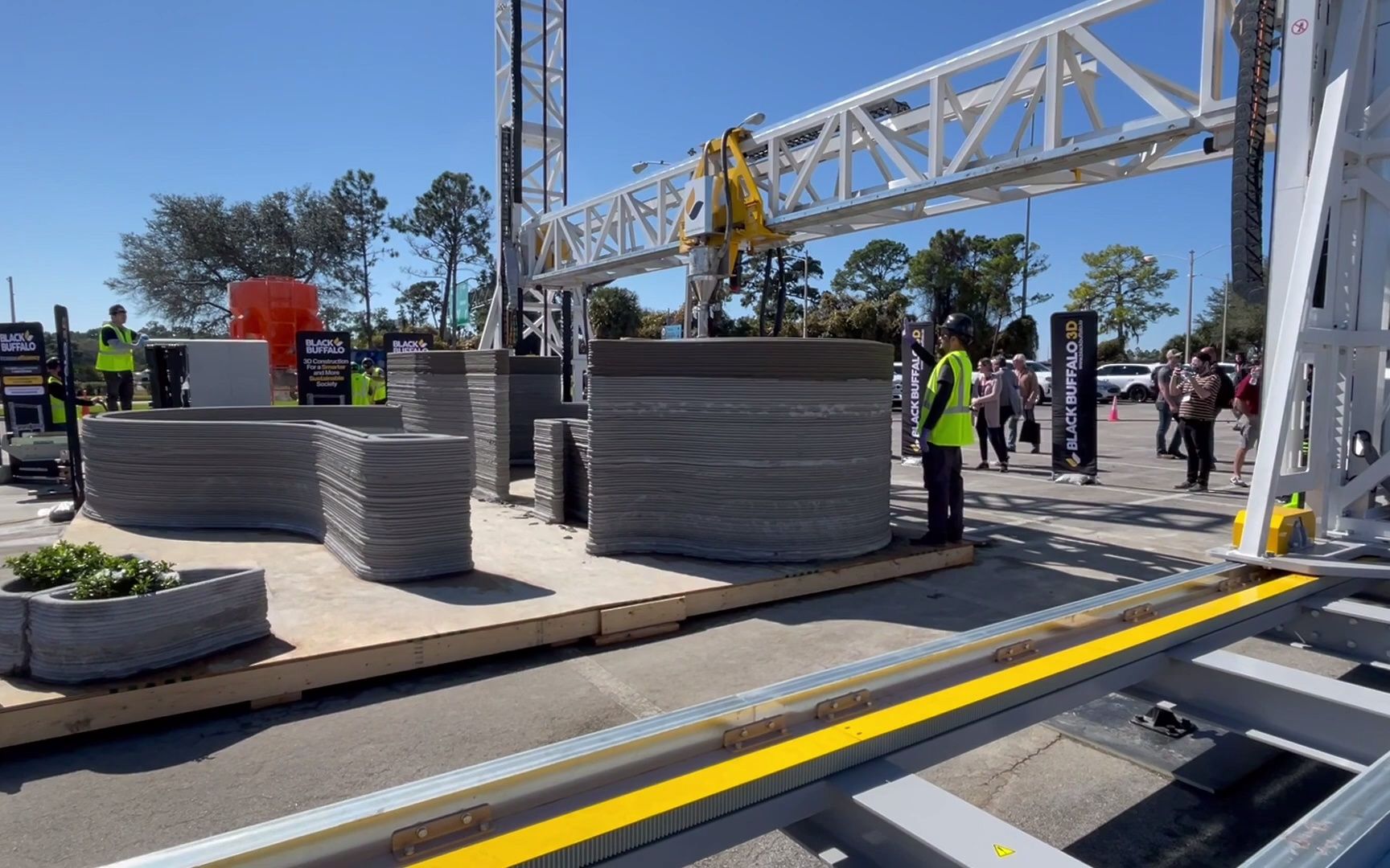 3d打印建筑物,就问你这个模型够不够大.