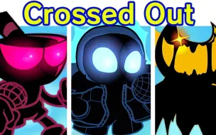 Download Video: Friday Night Funkin' VS Indie Cross - Crossed Out (Nightmare_ Cuphead Sans Bendy