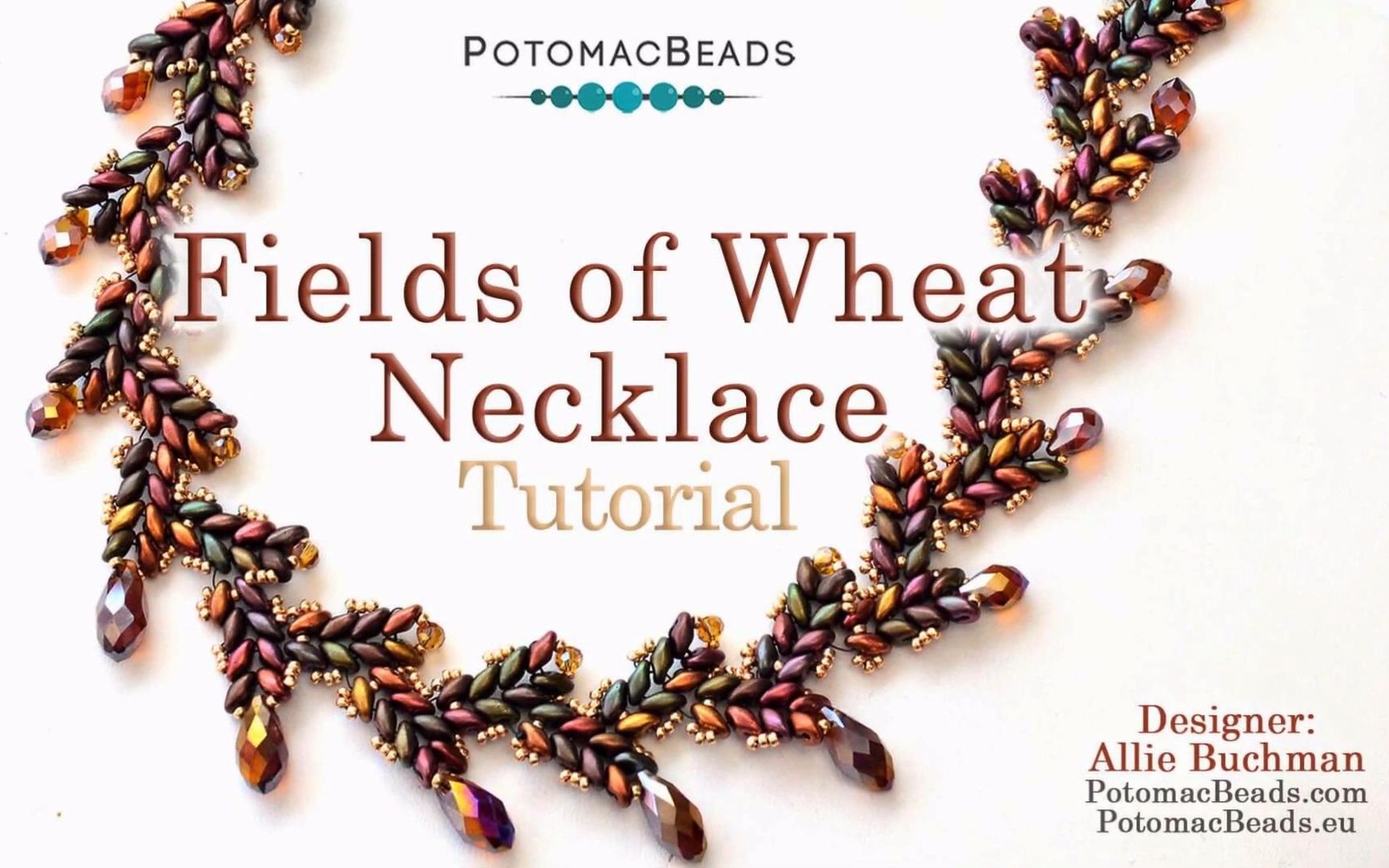 推荐 串珠 项链 Fields of Wheat Necklace  DIY Jewelry Making Tutorial by PotomacBeads哔哩哔哩bilibili