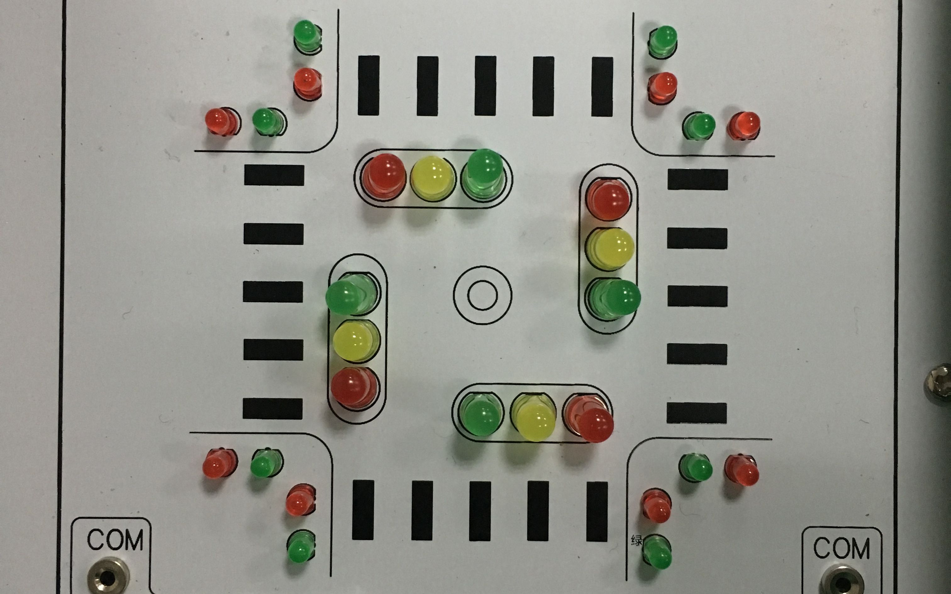 plc——十字路口交通灯控制part1