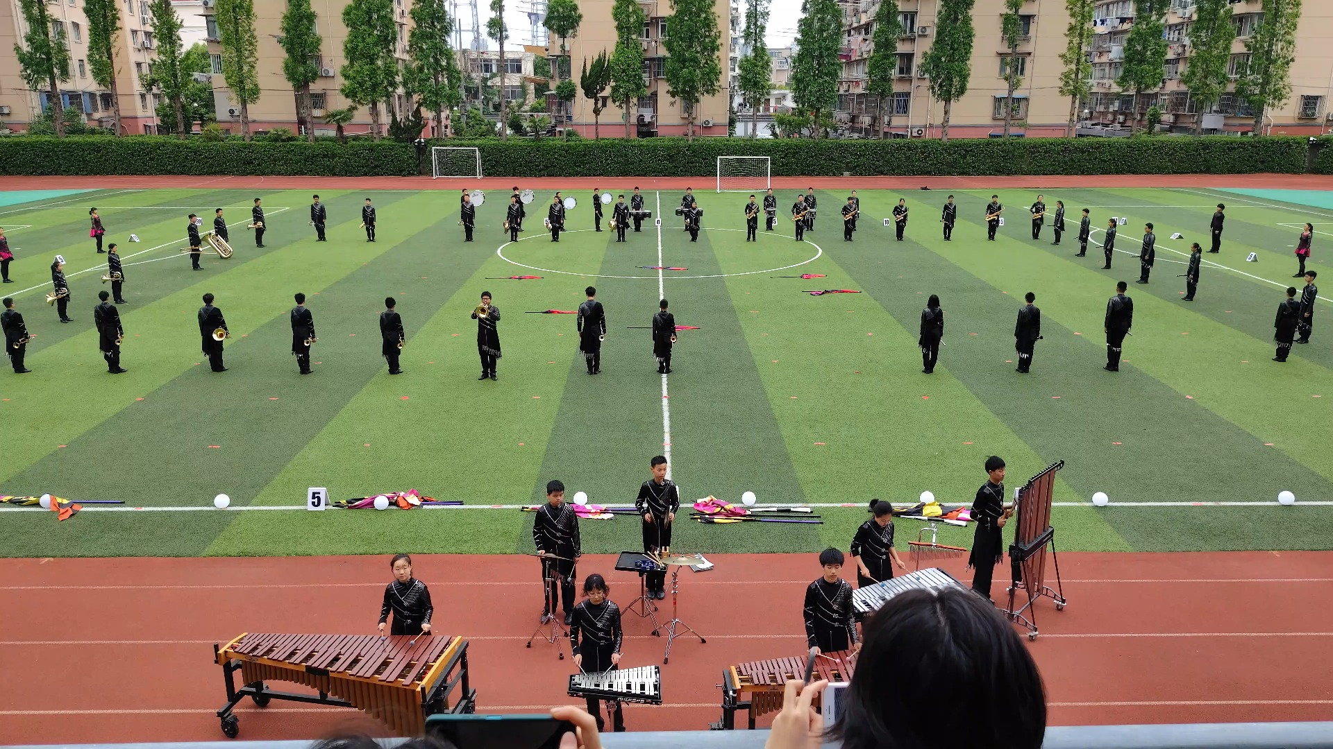 控江中学开放日行进管乐团表演《witching hour》