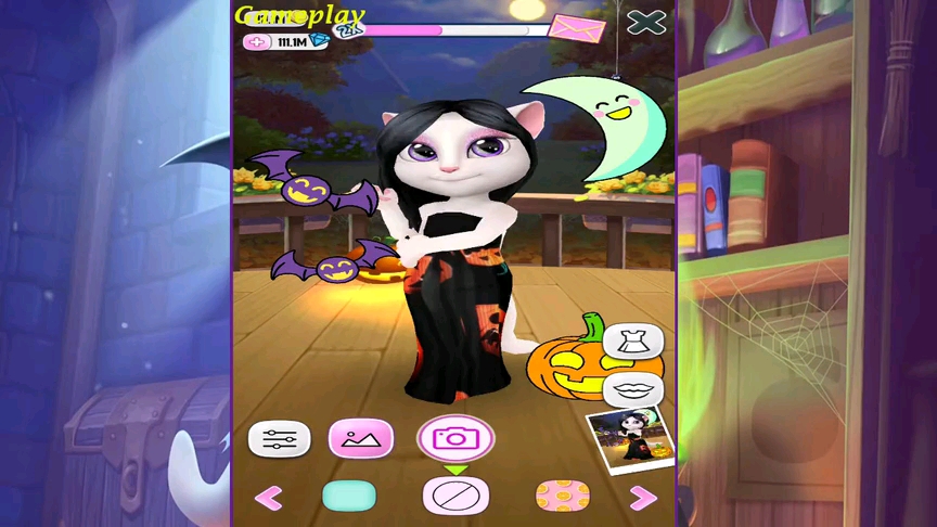 my talking angela game play