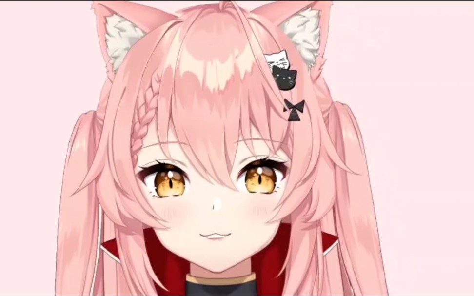 这样的粉色大猫猫真的很难不gachi