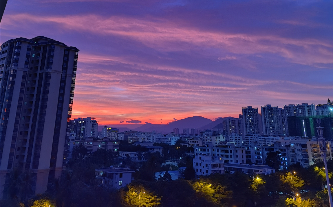 华为p50pro晚霞拍照使用体验