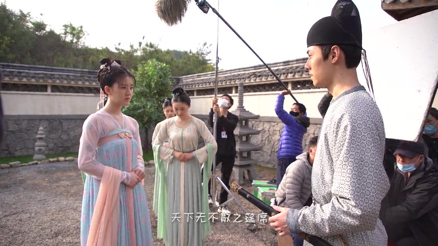 长歌行幕后花絮走神的叔玉与乐嫣眼神错位