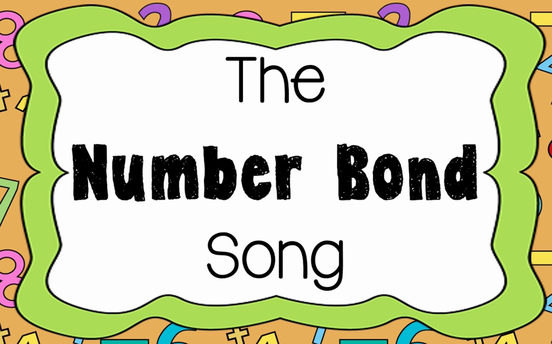 数字分解泡泡 新加坡数学一年级儿歌 the number bond